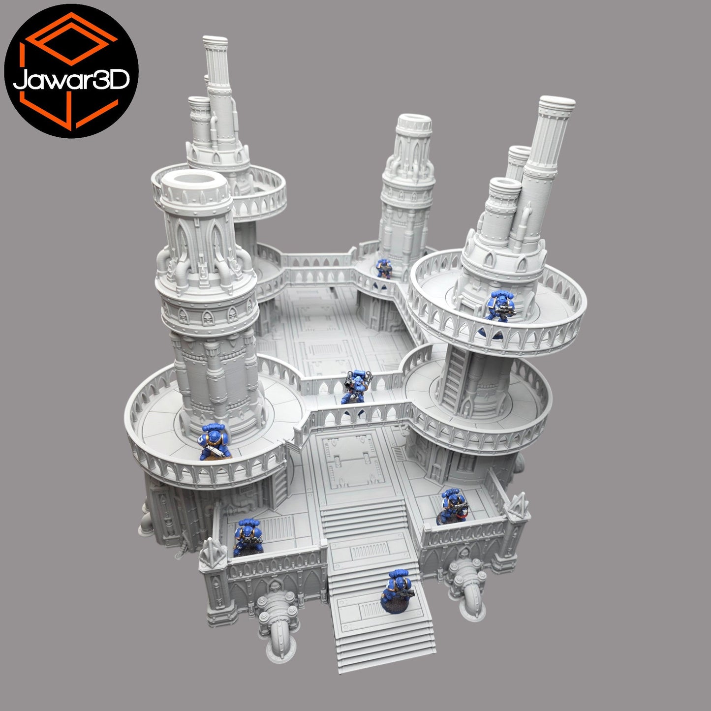 Steel Refinery Assembly #3 - 28mm Wargaming Scatter Terrain Scenery Tabletop