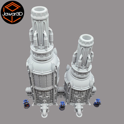 Steel Refinery Assembly #5 - 28mm Wargaming Scatter Terrain Scenery Tabletop