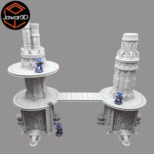 Steel Refinery Assembly #6 - 28mm Wargaming Scatter Terrain Scenery Tabletop