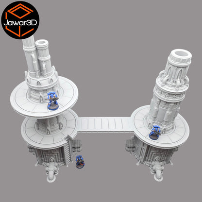 Steel Refinery Assembly #6 - 28mm Wargaming Scatter Terrain Scenery Tabletop