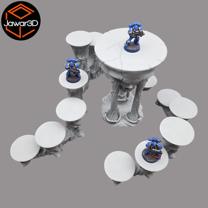 Skull Platform - 28mm Wargaming Scatter Terrain Scenery Tabletop