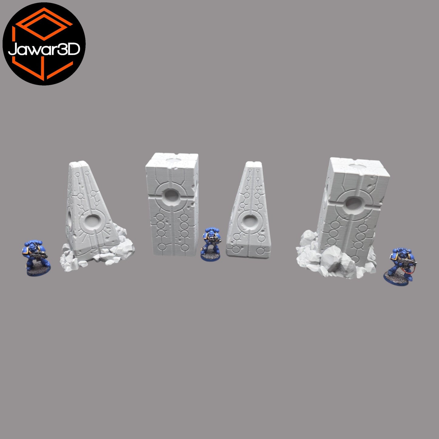 Alien Obelisk Set - 28mm Wargaming Scatter Terrain Scenery Tabletop Miniature