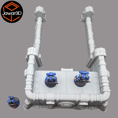 Ethereal Base #2 - 28mm Wargaming Scatter Terrain Scenery Tabletop Miniature