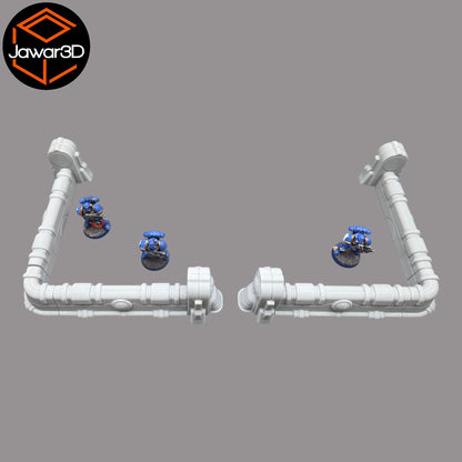 Ethereal Walls - 28mm Wargaming Scatter Terrain Scenery Tabletop Miniature