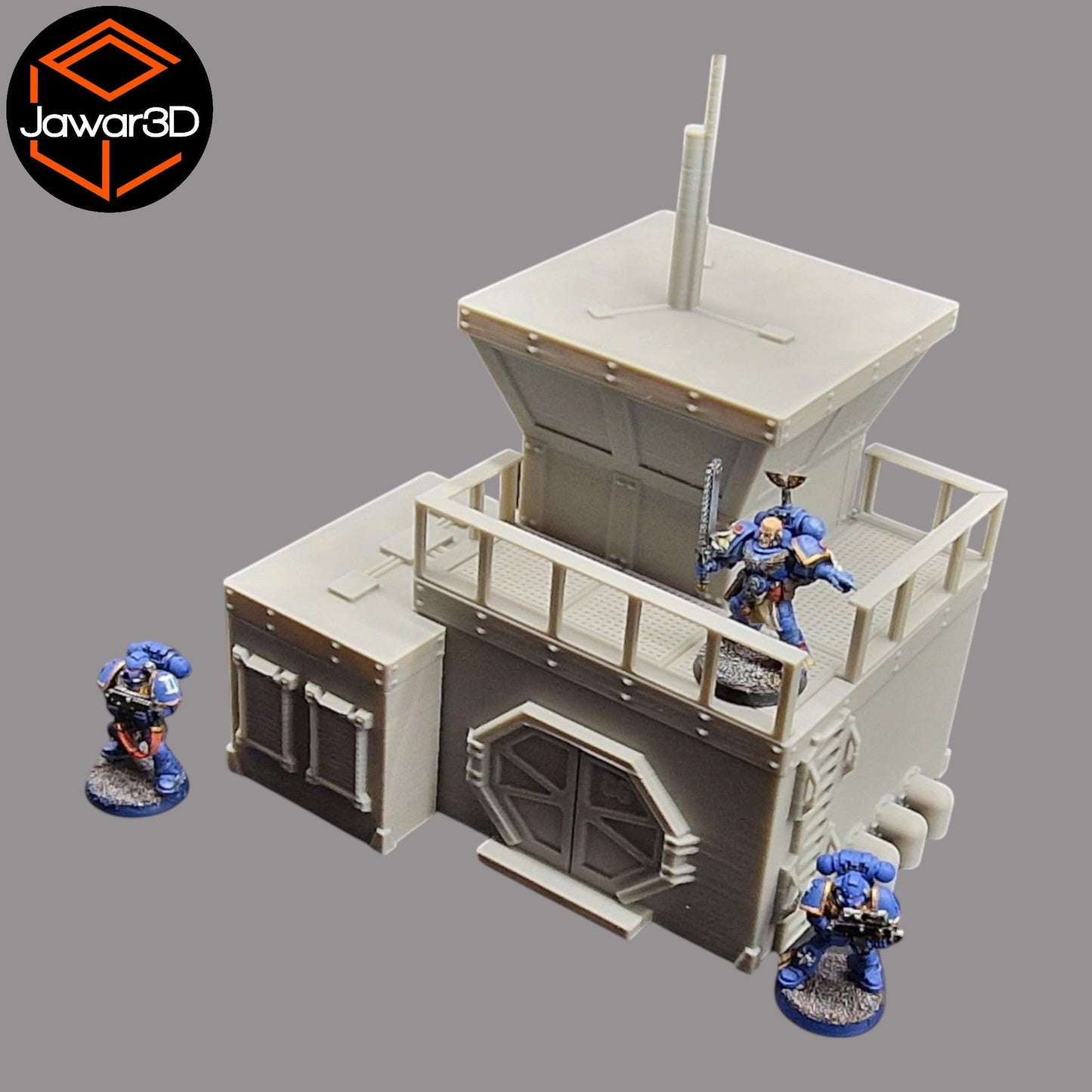 Sci-Fi Outpost - 28mm Wargaming Scatter Terrain Scenery Tabletop Miniature
