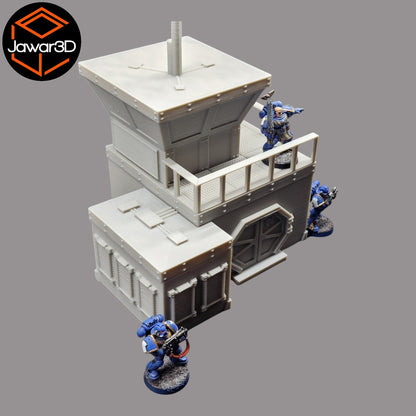 Sci-Fi Outpost - 28mm Wargaming Scatter Terrain Scenery Tabletop Miniature
