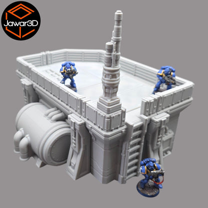 Outpost Cryolab - 28mm Wargaming Scatter Terrain Scenery Tabletop Miniature