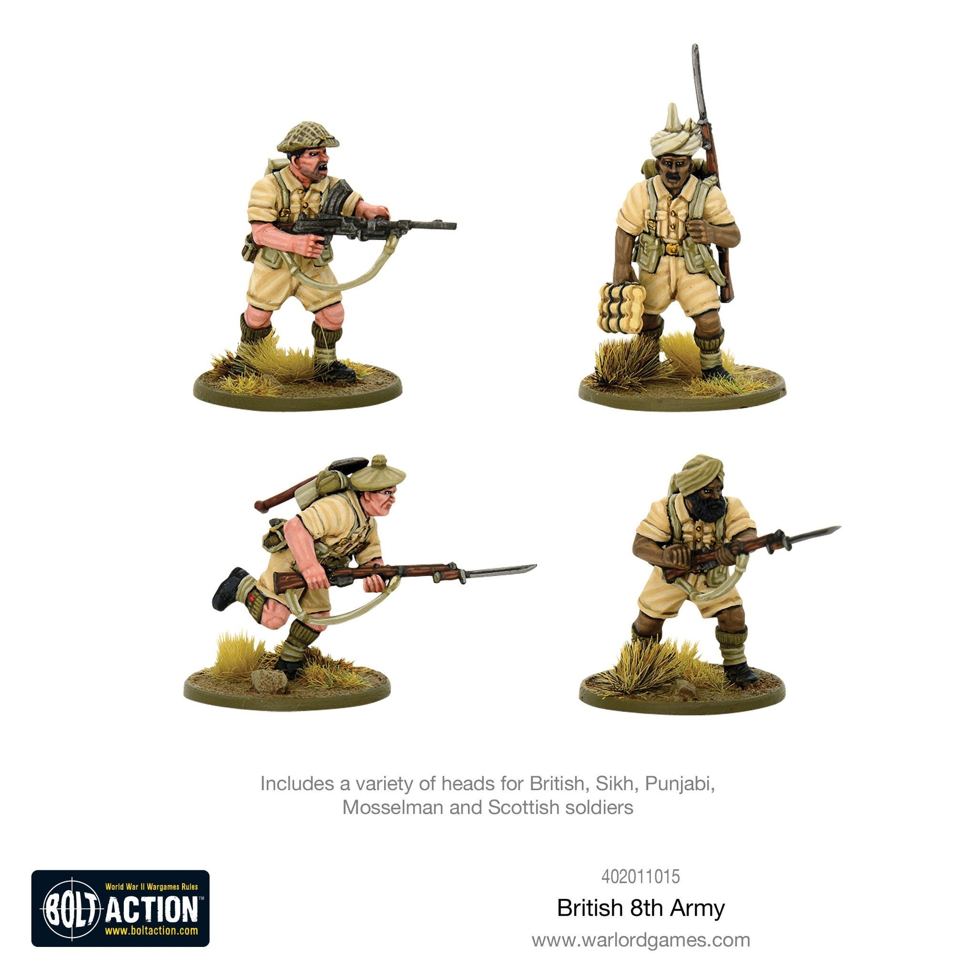 Bolt Action: 8th Army Infantry - Geek Gaming Scenics