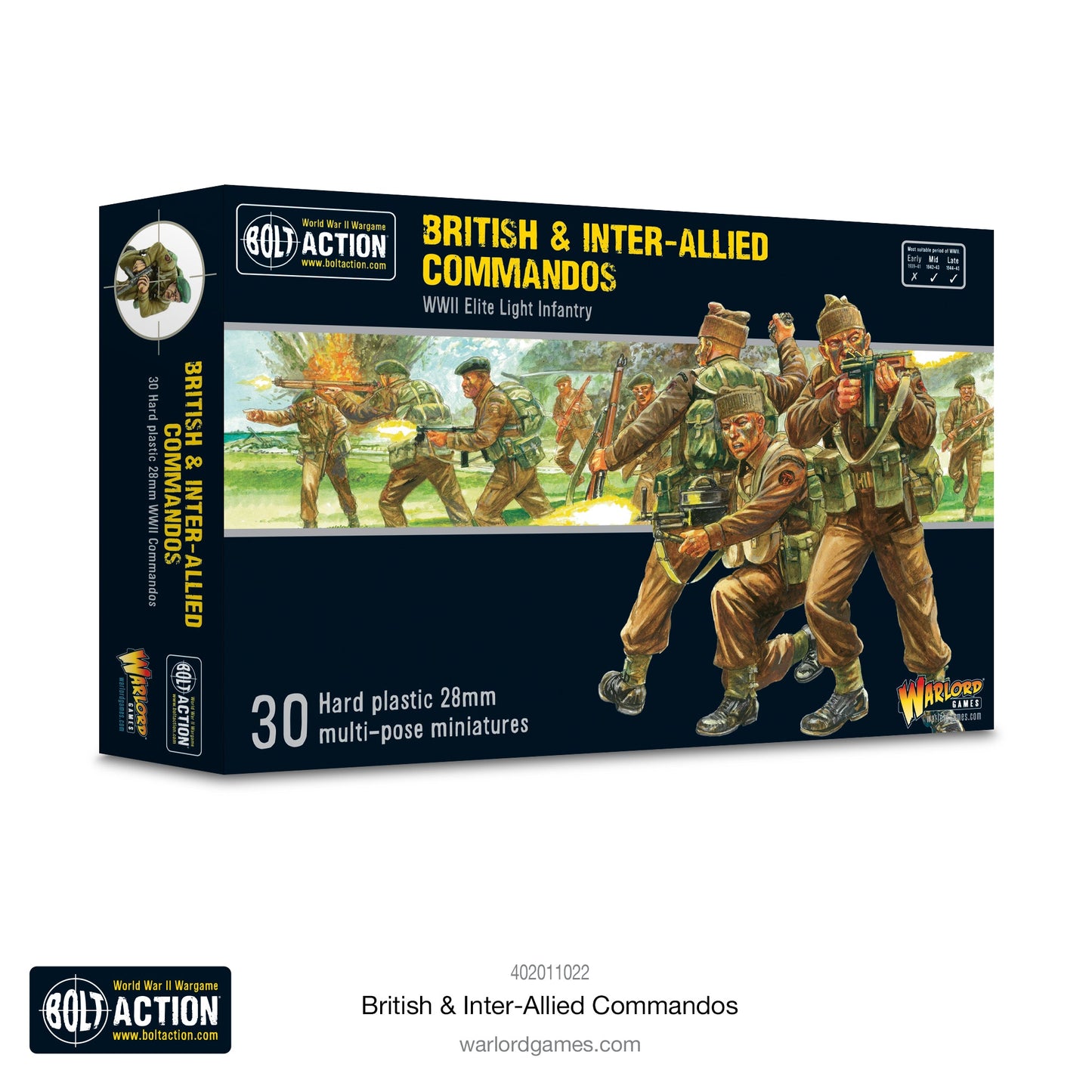 Bolt Action: British & Inter-Allied Commandos - Geek Gaming Scenics