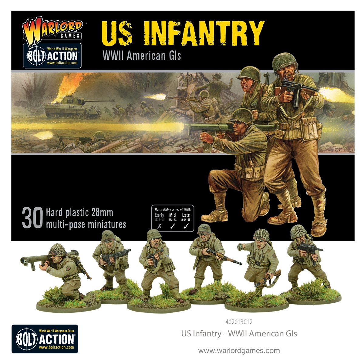 Bolt Action: US Infantry - Geek Gaming Scenics