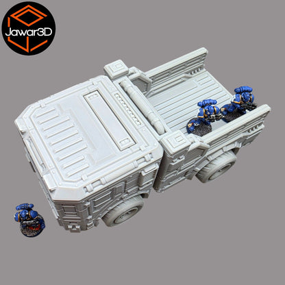 District 12 Vehicle #7 - 28mm Wargaming Scatter Terrain Scenery Tabletop