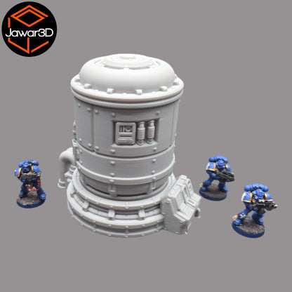 Production Silo - 28mm Wargaming Scatter Terrain Scenery Tabletop