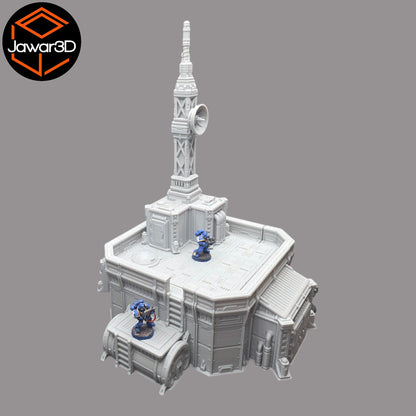 Outpost Comms Station - 28mm Wargaming Scatter Terrain Scenery Tabletop