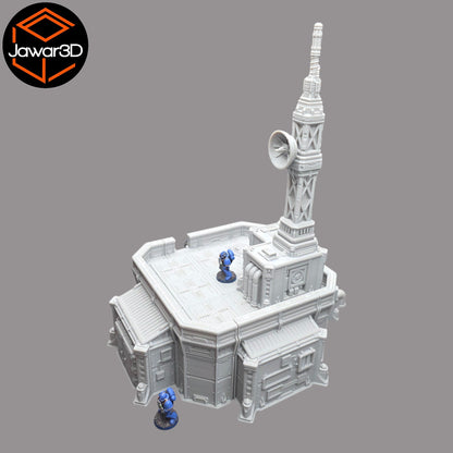 Outpost Comms Station - 28mm Wargaming Scatter Terrain Scenery Tabletop
