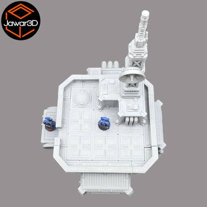Outpost Comms Station - 28mm Wargaming Scatter Terrain Scenery Tabletop