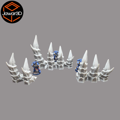 Hive Spikes - 28mm Wargaming Scatter Terrain Scenery Tabletop