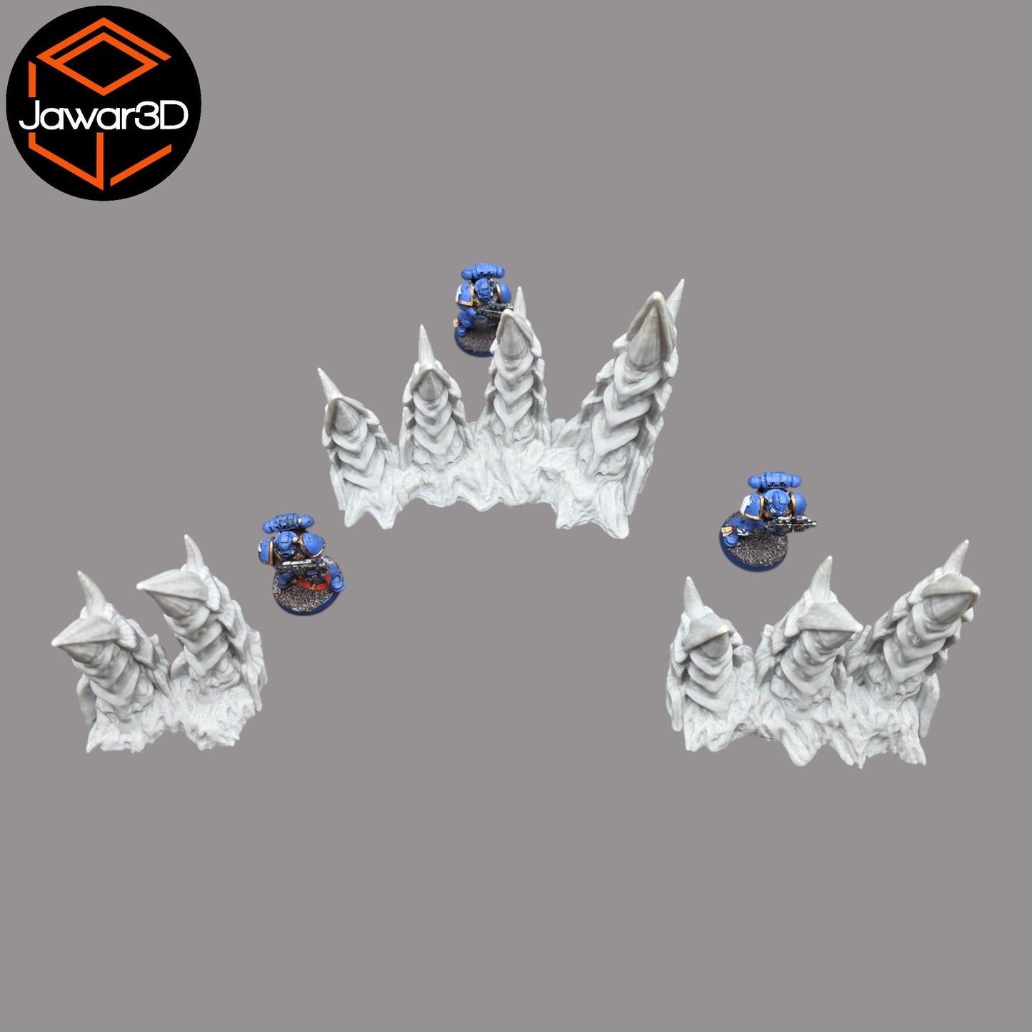 Hive Spikes - 28mm Wargaming Scatter Terrain Scenery Tabletop