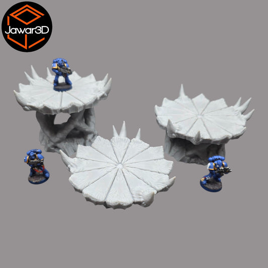 Hive Pad - 28mm Wargaming Scatter Terrain Scenery Tabletop