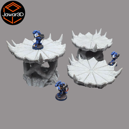 Hive Pad - 28mm Wargaming Scatter Terrain Scenery Tabletop