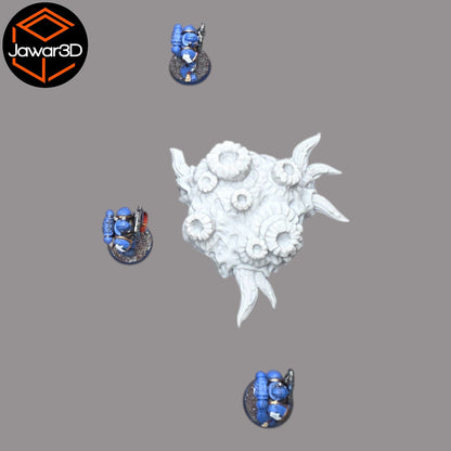 Hive Barnacle #2 - 28mm Wargaming Scatter Terrain Scenery Tabletop