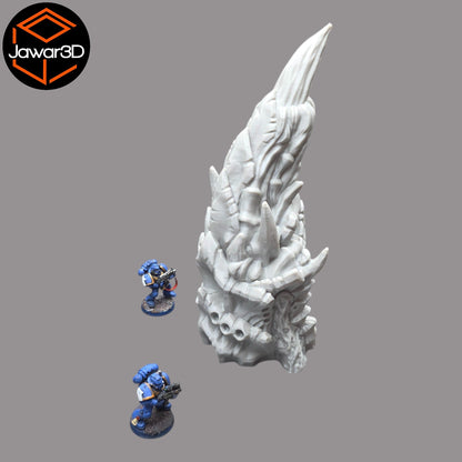 Hive Spike #1 - 28mm Wargaming Scatter Terrain Scenery Tabletop