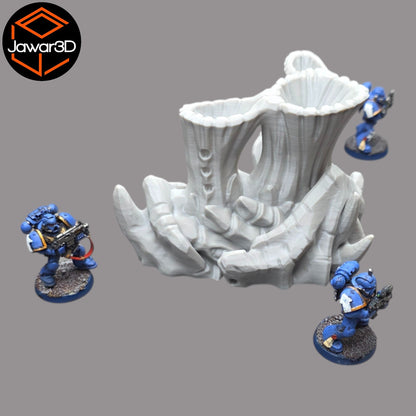 Hive Smokestack #4 - 28mm Wargaming Scatter Terrain Scenery Tabletop