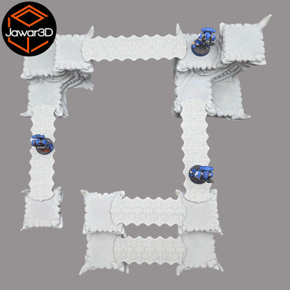 Hive Platforms - 28mm Wargaming Scatter Terrain Scenery Tabletop