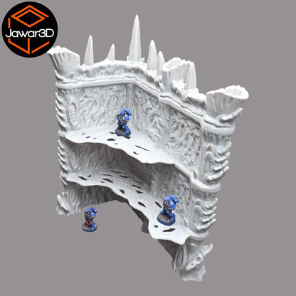 Hive Ruins #1 - 28mm Wargaming Scatter Terrain Scenery Tabletop