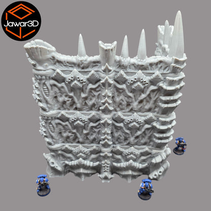 Hive Ruins #1 - 28mm Wargaming Scatter Terrain Scenery Tabletop
