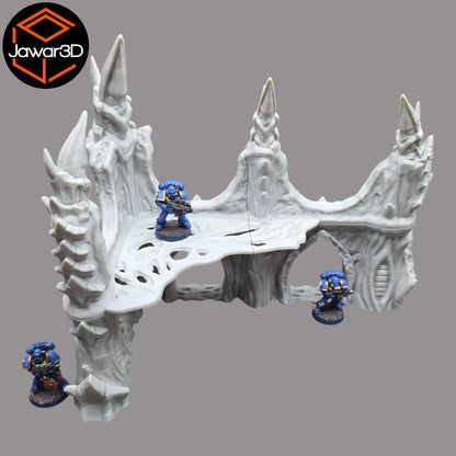 Hive Ruins #2 - 28mm Wargaming Scatter Terrain Scenery Tabletop
