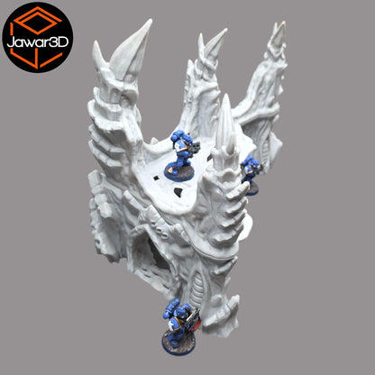 Hive Ruins #2 - 28mm Wargaming Scatter Terrain Scenery Tabletop