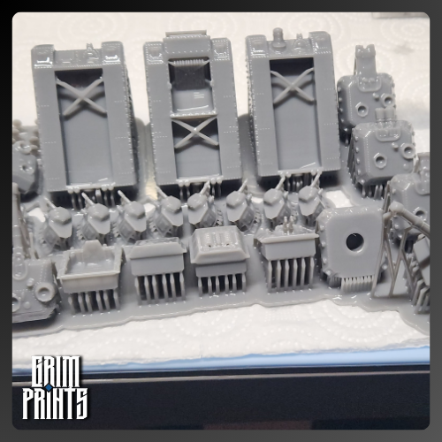 Grim Ratte – 8mm Miniature Set (x3) | Perfect for Wargaming & Hobby Collectors