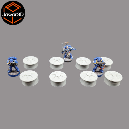 Water Container x8 - 28mm Wargaming Scatter Terrain Scenery Tabletop Miniature