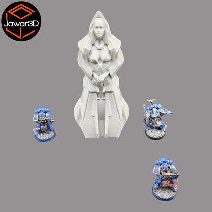 Priestess Statue - 28mm Wargaming Scatter Terrain Scenery Tabletop Miniature