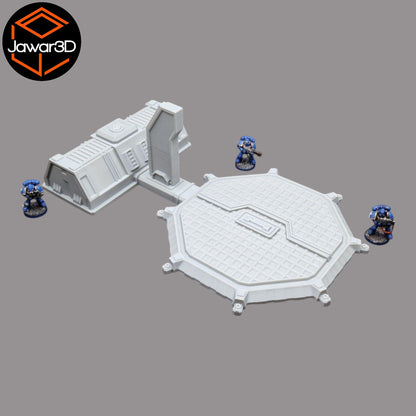 Marine Barracks - 28mm Wargaming Scatter Terrain Scenery Tabletop Miniature