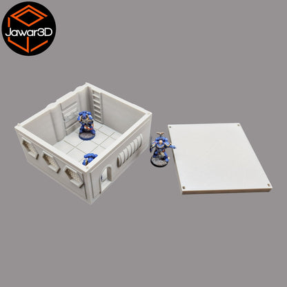 Sci-Fi House - 28mm Wargaming Scatter Terrain Scenery Tabletop Miniature