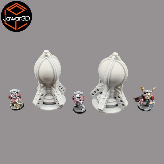 Power Coil x2 - 28mm Wargaming Scatter Terrain Scenery Tabletop Miniature