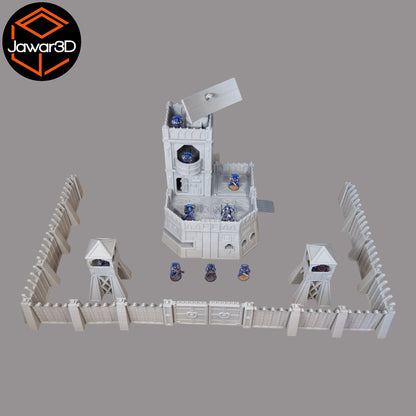 Command Station Set - 28mm Wargaming Scatter Terrain Scenery Tabletop Miniature