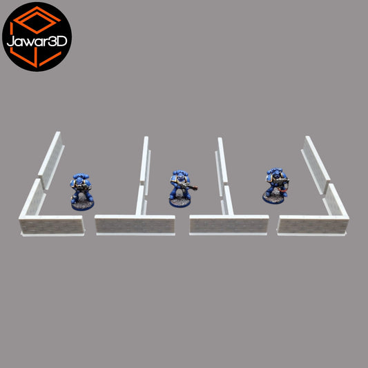 Wall Selections - 28mm Wargaming Scatter Terrain Scenery Tabletop Miniature