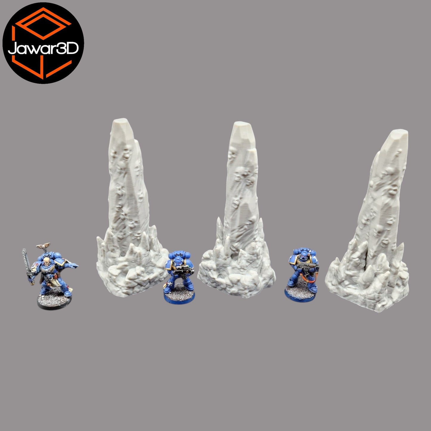 Haunted Rock x3 - 28mm Wargaming Scatter Terrain Scenery Tabletop Miniature