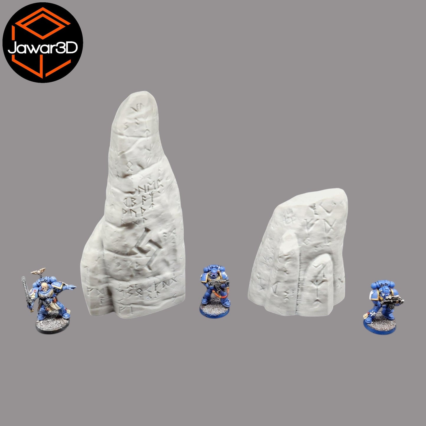 Runed Stones - 28mm Wargaming Scatter Terrain Scenery Tabletop Miniature
