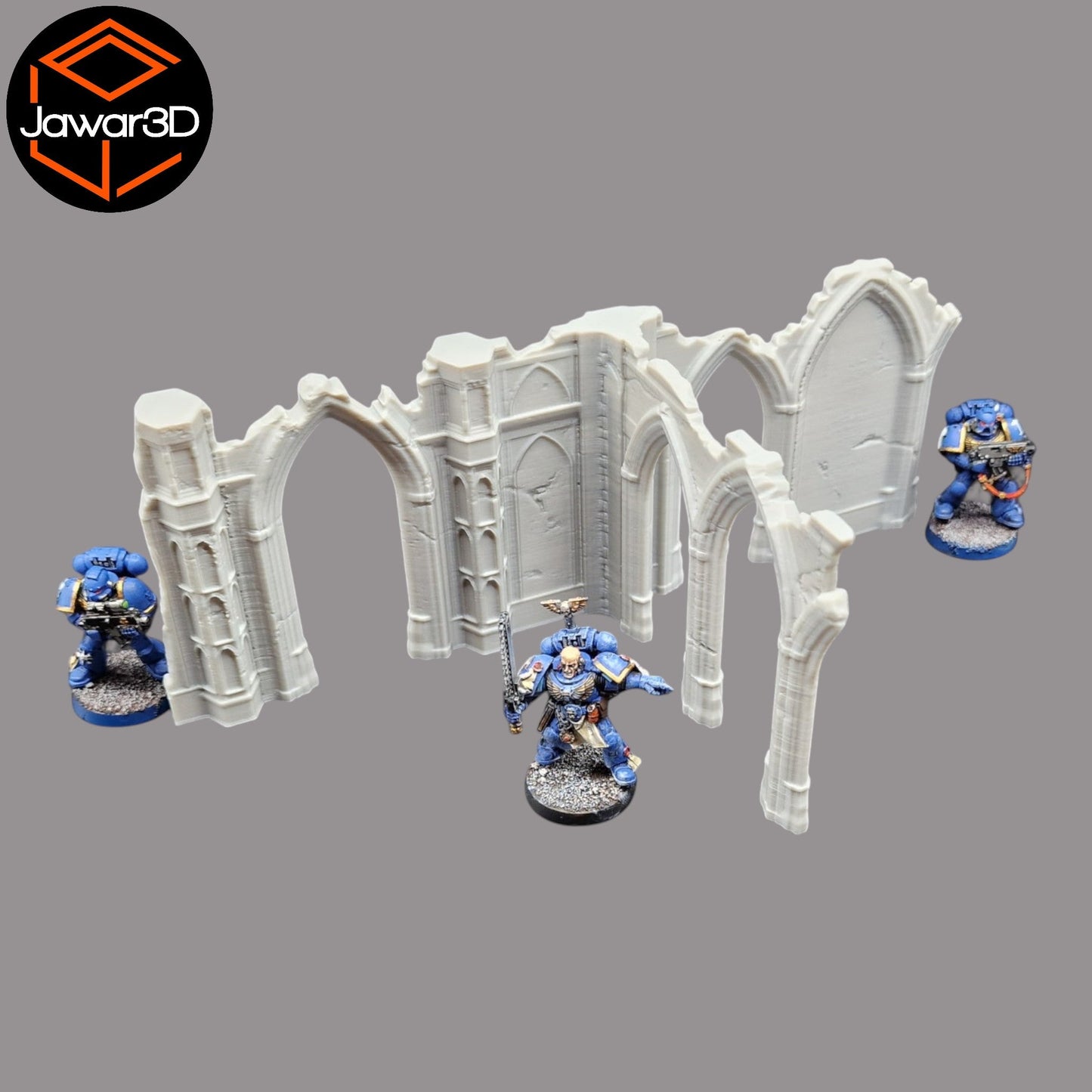 Gothic Ruins #1 - 28mm Wargaming Scatter Terrain Scenery Tabletop Miniature