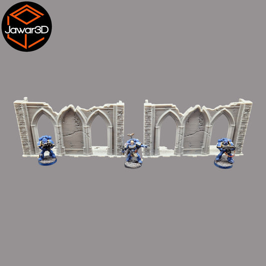 Gothic Ruins #2 - 28mm Wargaming Scatter Terrain Scenery Tabletop Miniature
