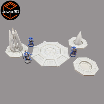 Rocket Hatch - 28mm Wargaming Scatter Terrain Scenery Tabletop Miniature