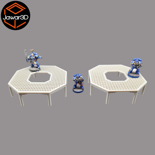 Footbridge Centre x2 - 28mm Wargaming Scatter Terrain Scenery Tabletop Miniature