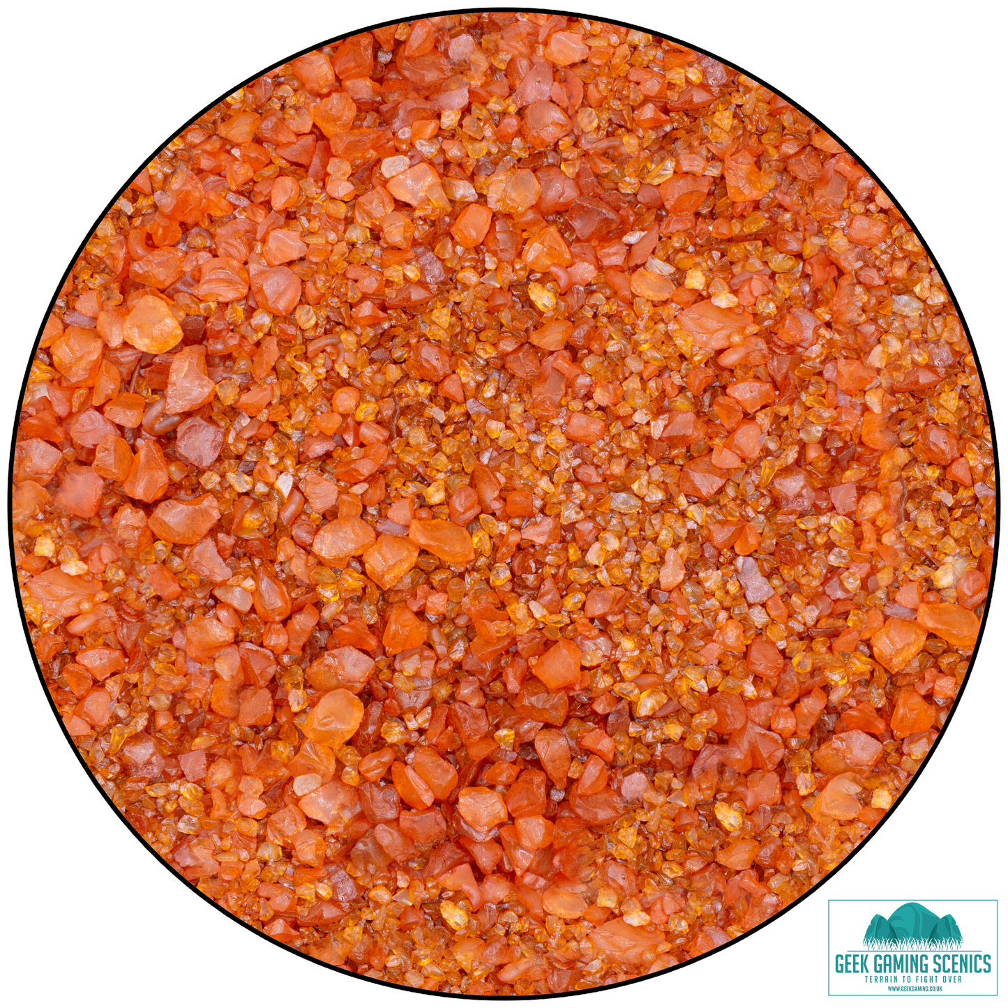 Base Ready Amber Glass Rock - Geek Gaming Scenics