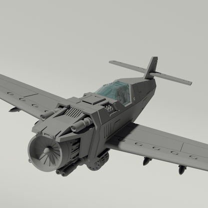 Grim BF-109 Fighter Plane