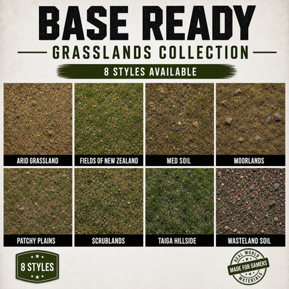 Base Ready Grasslands Collection | Geek Gaming Scenics - Base Ready - Geek Gaming Scenics - Geek Gaming Scenics