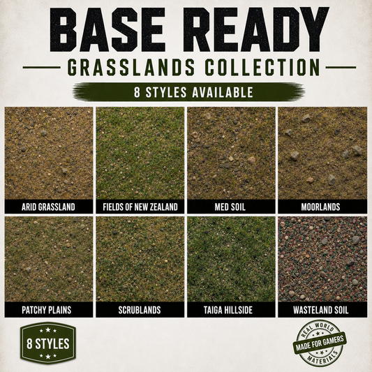 Base Ready Grasslands Collection | Geek Gaming Scenics - Base Ready - Geek Gaming Scenics - Geek Gaming Scenics
