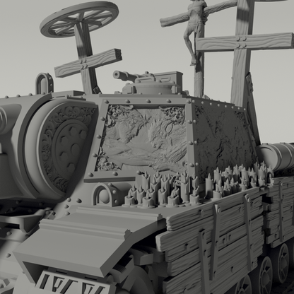 Grim ISU-152 Heavy Tank Destroyer